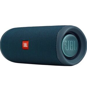 NEW IN BOX JBL FLIP 5, Waterproof Portable Bluetooth Speaker, Blue, 3.6x3.6x8.5